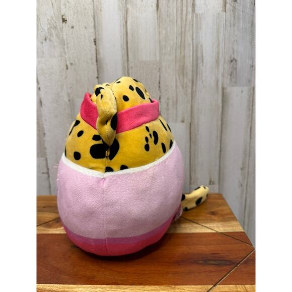 Squishmallows Wellness Squad Lexie the Cheetah Plush Toy Medium 8" - Picture 4 of 5